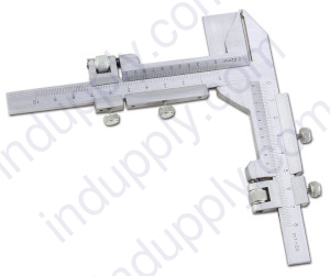 Gear tooth vernier caliper